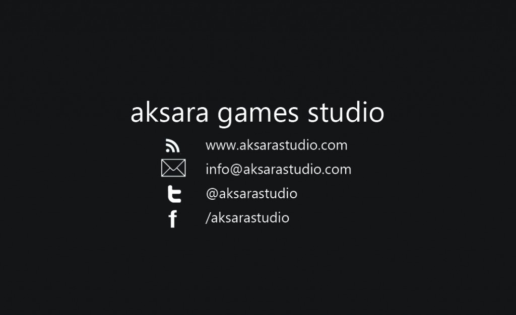 Aksara Games Studio - Business Card