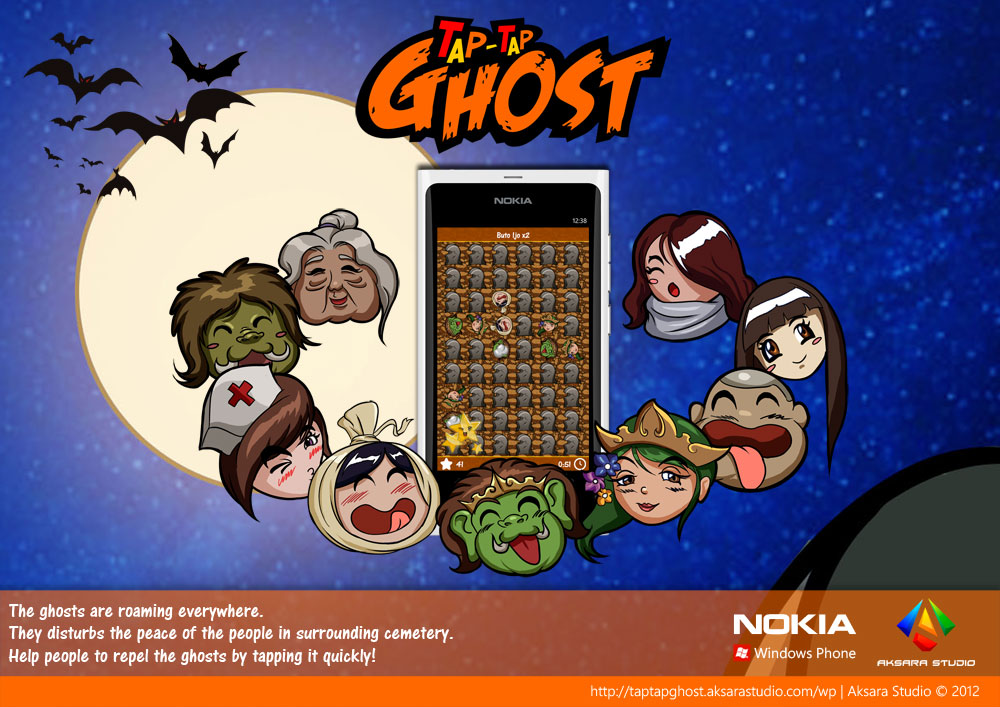 Tap Tap Ghost for Windows Phone Brochure