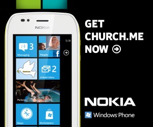 Church.Me on Lumia 710 Banner