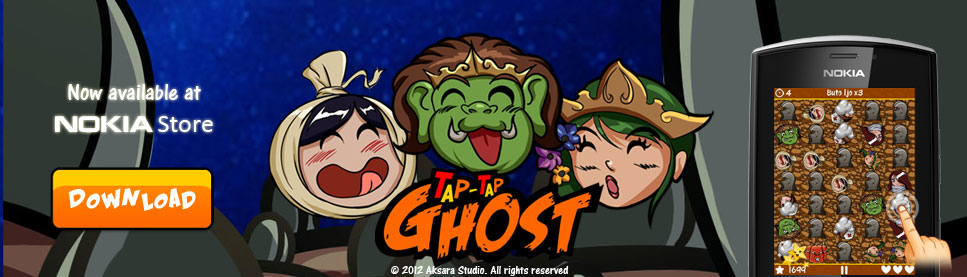 Tap Tap Ghost - Desktop Promotional Banner