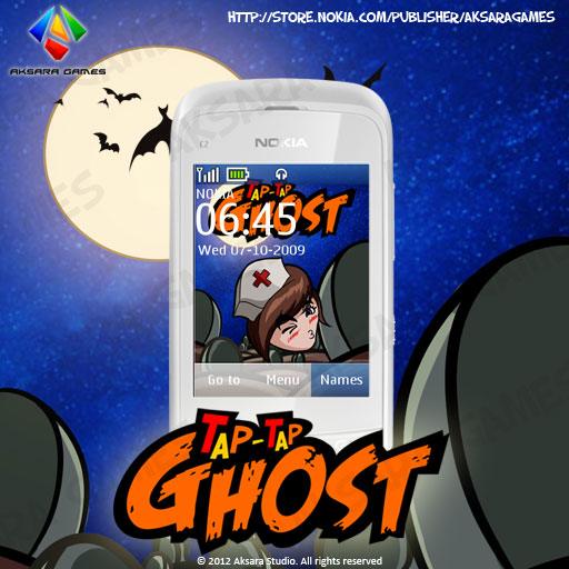Tap Tap Ghost Suster Ngesot Theme for Nokia S40 Touch & Type