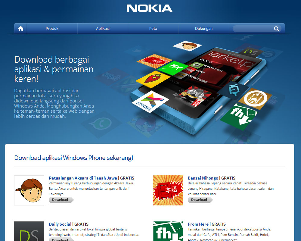 PAJ for WP - Featured on Nokia Local Application