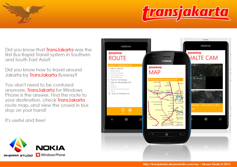 TransJakarta for Windows Phone Brochure